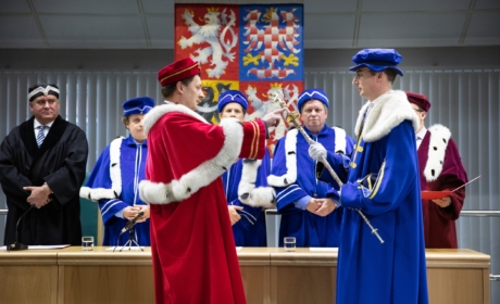 Doc. Petr Dvořák was inaugurated as rector